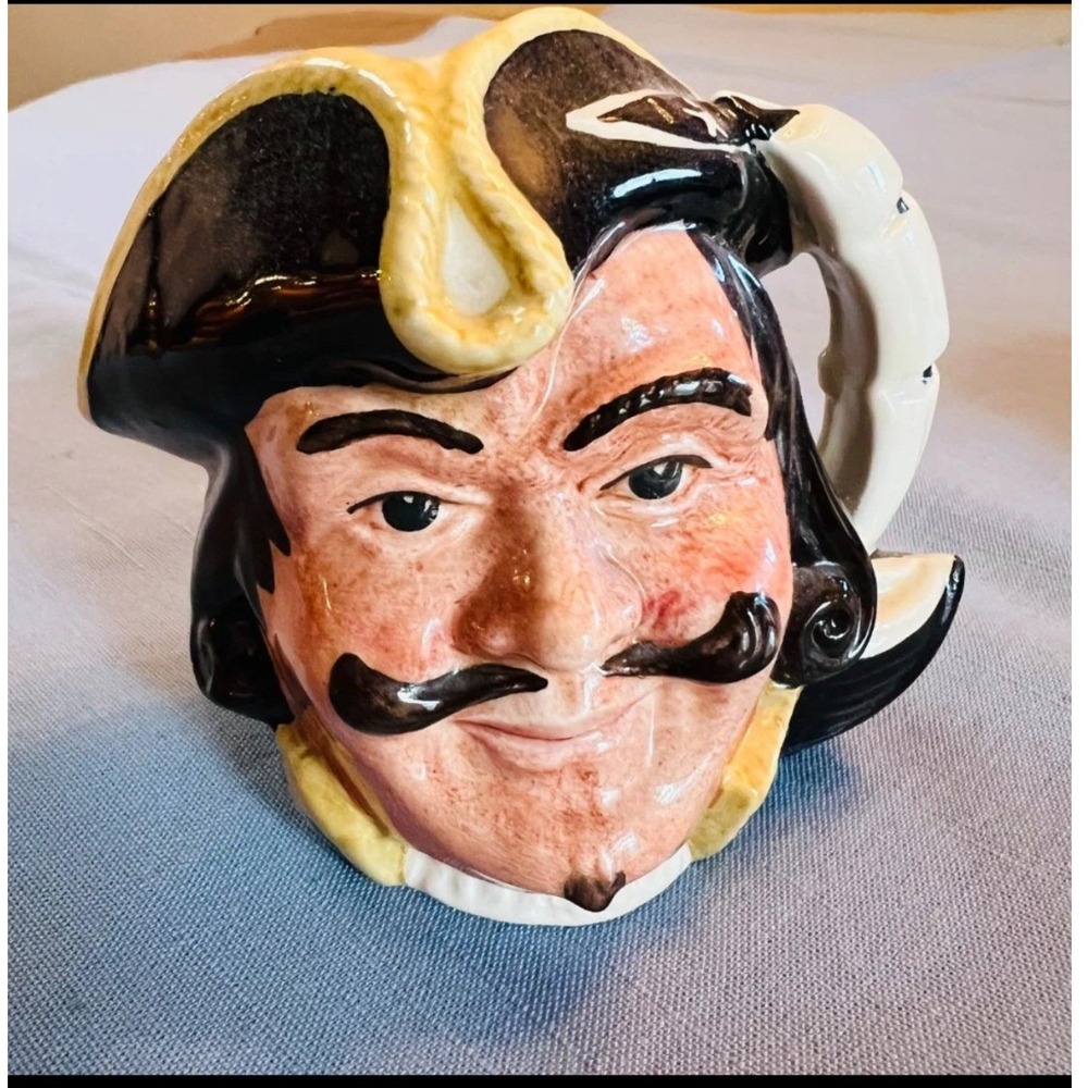 Royal Doulton Capt Henry Morgan Character Toby Jug D 6469 Small 1957 signed
